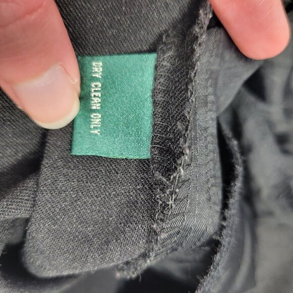 Lauren Ralph Lauren Women's 96% Wool Grey High-Rise Straight Leg Pants Sz 14 - Picture 6 of 11